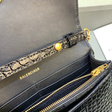 Classic Faux Leather Handbag - Versatile Everyday Design | Women's Statement Accessory #451 - texture close-up (image 9) of designer-inspired handbag