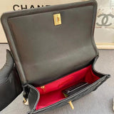 Zivas Charm Polished Finish Fashion Handbag (Signature Shape & Finish) – Angled View