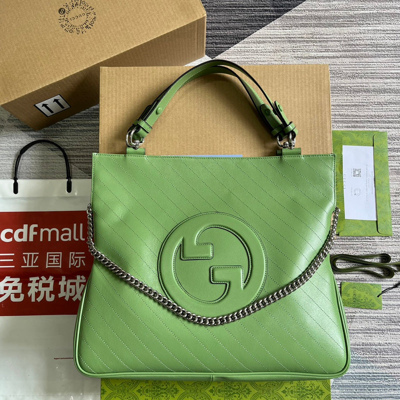 Front view of polished structured women's handbag – women's designer-style accessory
