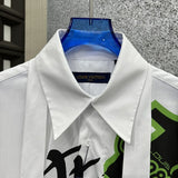 Side profile of Louis Vuitton luxury clothing with streetwear-inspired cut