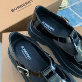 Elegant Faux Leather Shoes - Statement Everyday Style | Women's Premium Footwear #1537 - close-up detail shot (image 15) of designer-inspired shoes