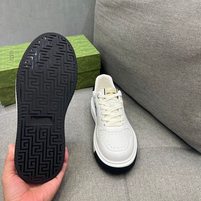 Gucci bold contrast luxury sneakers view 9 streetwear statement look