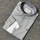 Back view of Lacoste luxury clothing with logo-detail design