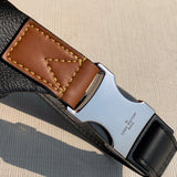Back view of refined polished women's handbag – women's statement bag
