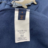 Back view of Louis Vuitton luxury clothing with relaxed-fit cut
