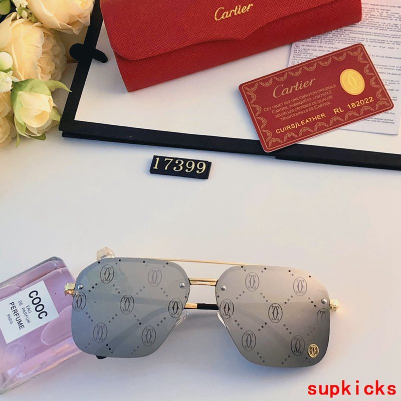 Full view of Cartier unisex sunglasses