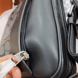  Curated structured bag carried on shoulder