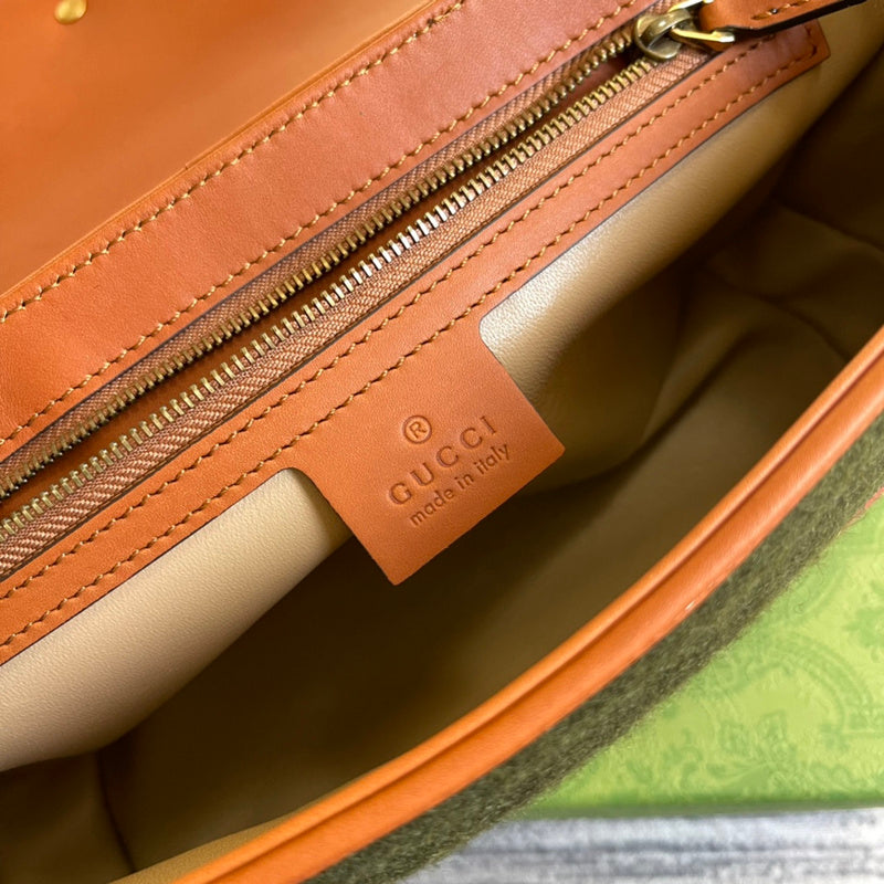 Side profile of elevated chic women's handbag – women's designer-style accessory