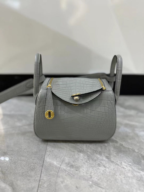 Considered bag shown from front angle