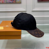 Close-up detail view of Louis Vuitton unisex cap
