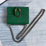Top view of chic signature women's handbag – women's luxury accessory