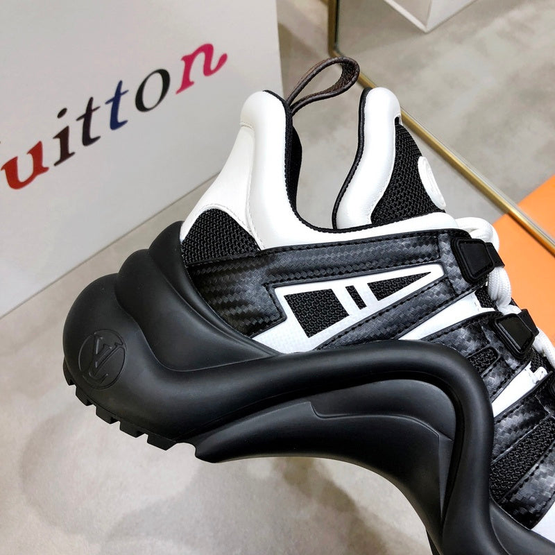 Louis Vuitton shoes Style 295 - close-up of luxury comfort fit