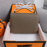 Close-up detail of polished bag design