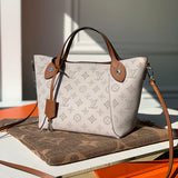 Front view of elevated everyday-luxe women's handbag – women's luxury accessory