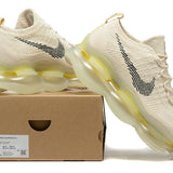 Side profile of Nike two-tone sneakers minimalist modern build