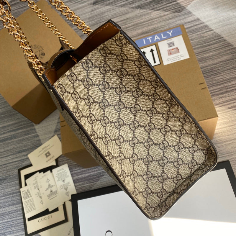 Top view of premium modern women's handbag – women's statement bag