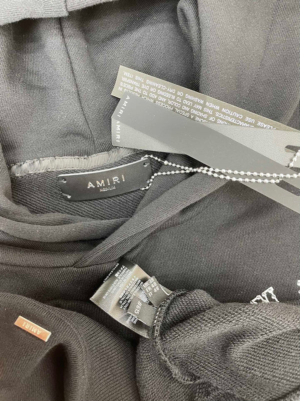 Amiri luxury hoodie detail shot