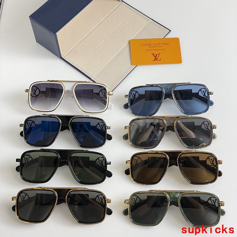 Lifestyle view of Louis Vuitton unisex sunglasses