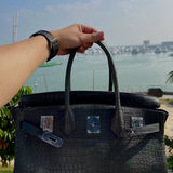 Interior view of polished premium bag