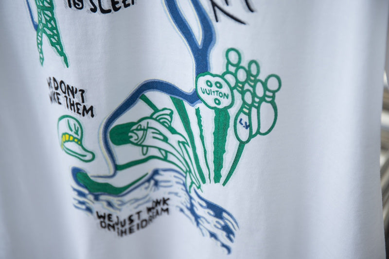 Front view of Louis Vuitton cotton t-shirt with tailored silhouette