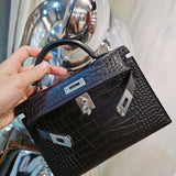 Modern bag shown from front angle