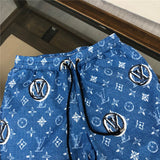 Side profile of Louis Vuitton cotton t-shirt with label-forward styling