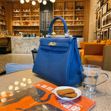 Close-up detail of refined bag design