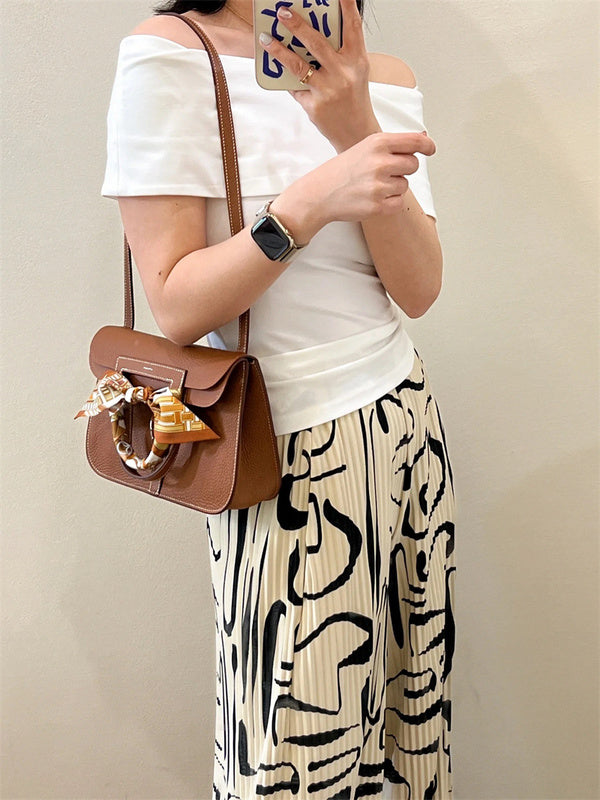 Close-up detail of chic bag design
