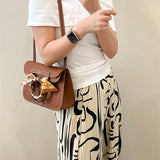 Close-up detail of chic bag design