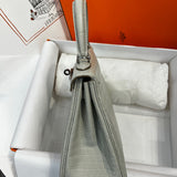 Close-up detail of structured bag design