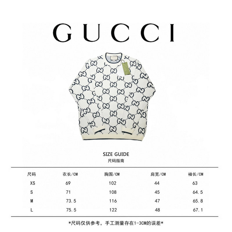 Close-up detail shot of Gucci luxury clothing with relaxed-fit cut