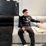 Side profile of Louis Vuitton luxury clothing with contemporary cut