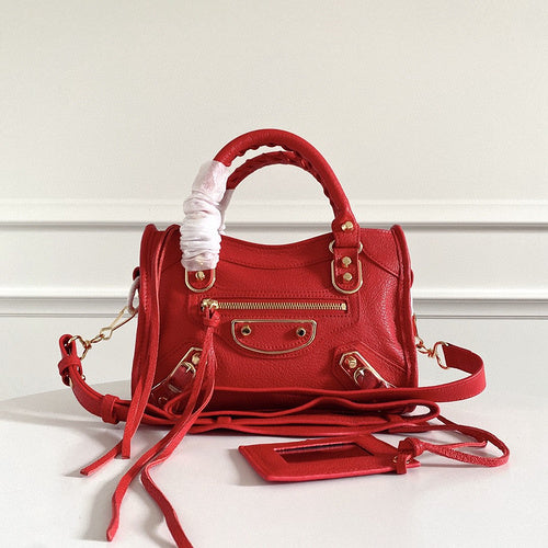 Zivas Charm Elevated Essentials Statement Handbag (Signature Shape & Finish) – Front View 2