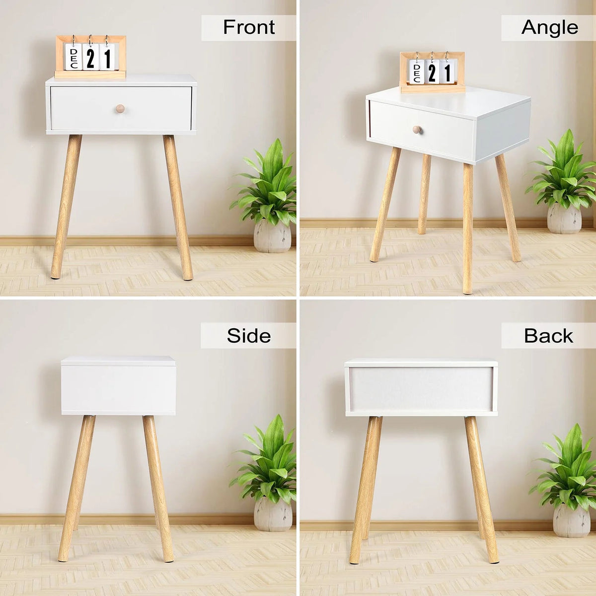 Nightstand, Modern End Table