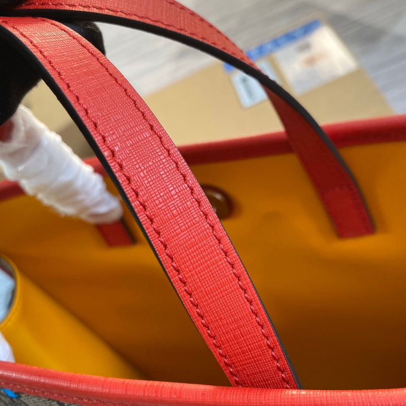 Back view of polished chic women's handbag – women's designer-style accessory