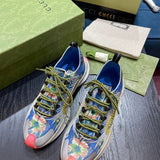 Gucci neutral cream luxury sneakers view 8 streetwear statement look