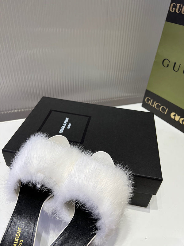 Saint Laurent luxury shoes back view — premium authentic designer style