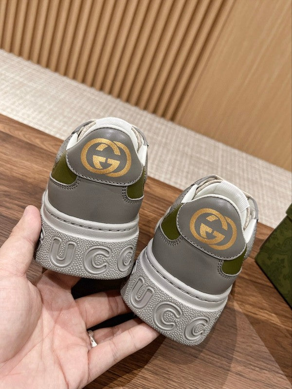 Gucci sneakers detailed view showing premium designer craftsmanship