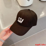 Close-up detail view of Louis Vuitton unisex cap