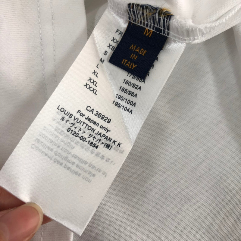 Side profile of Louis Vuitton cotton t-shirt with streetwear-inspired cut