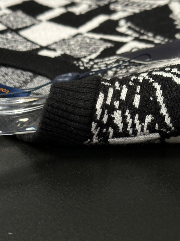 Full styled look of Louis Vuitton luxury clothing with runway-inspired design