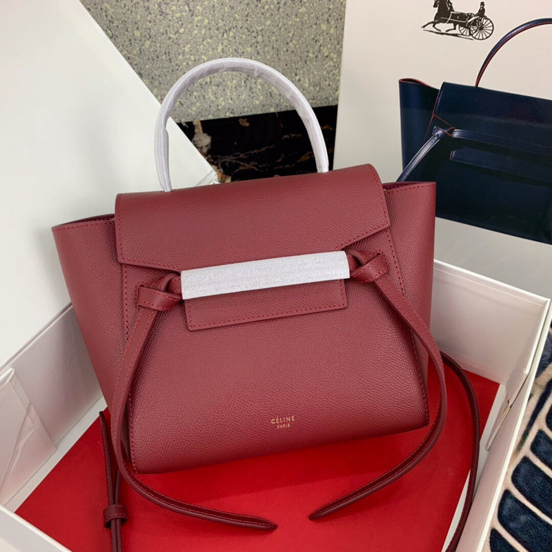 Side profile of everyday-luxe classic women's handbag – women's statement bag