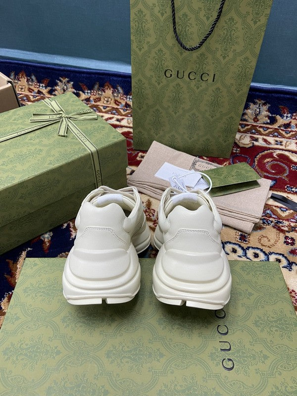 Gucci sneakers detailed view showing premium designer craftsmanship