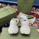 Gucci sneakers detailed view showing premium designer craftsmanship