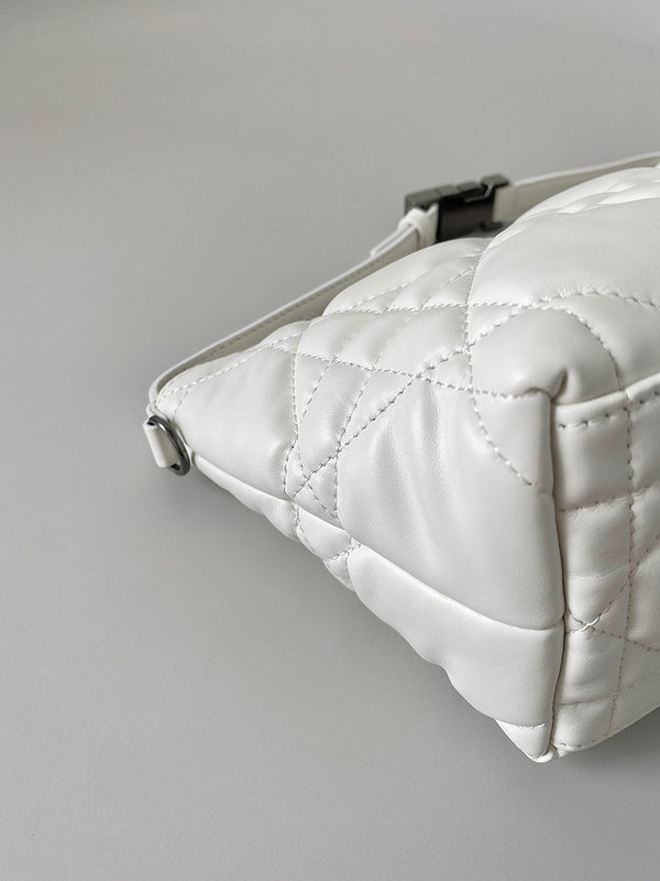 Side profile of elevated refined women's handbag – women's luxury handbag