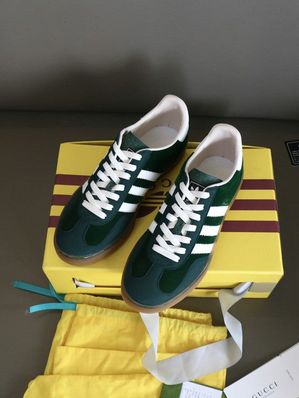Gucci muted earth tones luxury sneakers view 8 heritage-inspired look