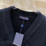 Full styled look of Louis Vuitton luxury clothing with monogram-inspired silhouette