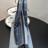 Close-up detail of fluid bag design