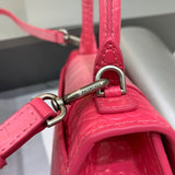 Sophisticated Faux Leather Handbag - Signature Hardware Accents | Women's Everyday Carry Handbag #553 - interior view (image 6) of designer-inspired handbag