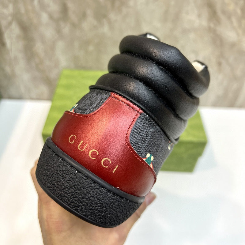 Gucci sneakers detailed view showing premium designer craftsmanship